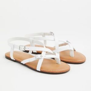 Faux Leather Gladiator Sandal